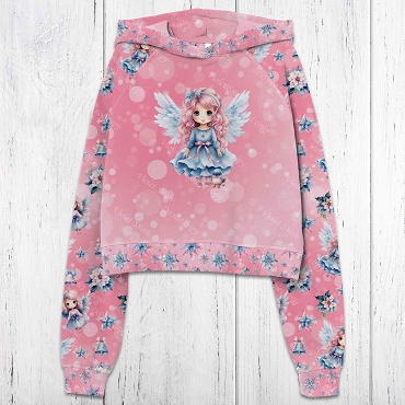 Pastel Xmas Angel Pink Panel